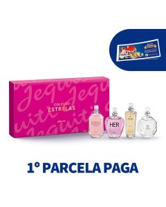 Kit Carnê do Baú com Estojo Coleção Estrelas Jequiti, 4 x 25 ml 4 x 25 ml